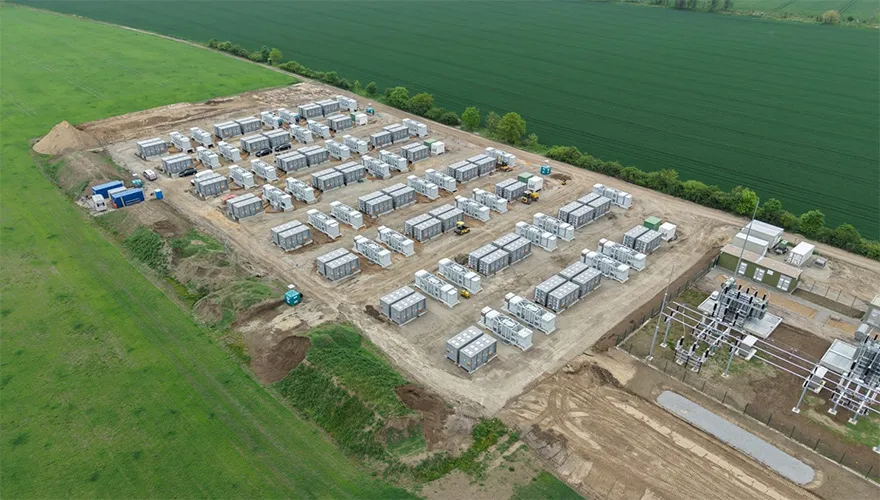 PV Power Plant With Energy Storage In Germany